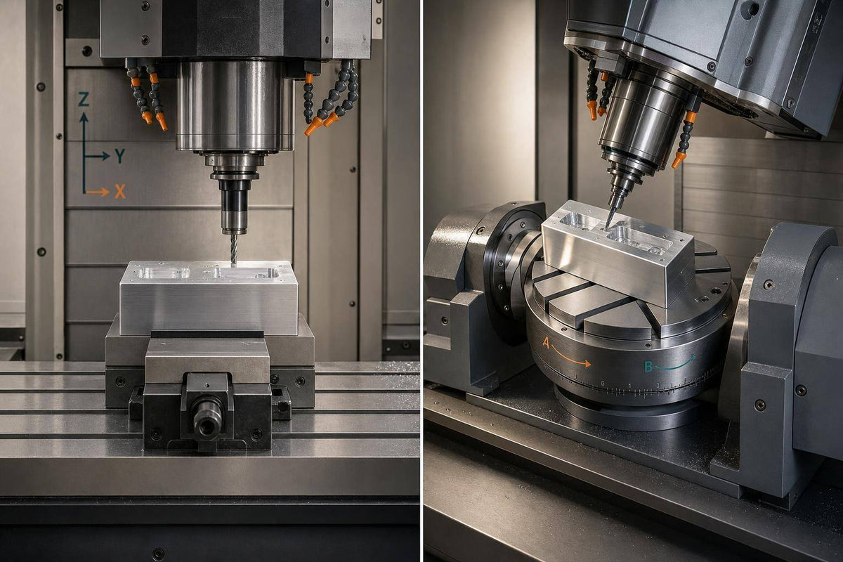 5-Axis vs 3-Axis CNC: Cost & Accuracy