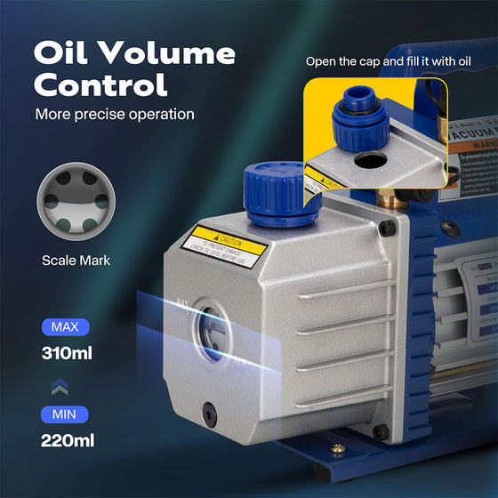 Single Stage Rotary Vane Vacuum Pump