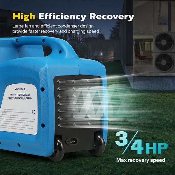 Trolley Refrigerant Recovery Machine